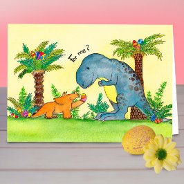 Dinosaurer påskkort av Nicole Janes Kort