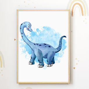 Dinosaurer Tryck Dino Barn Rum Affisch