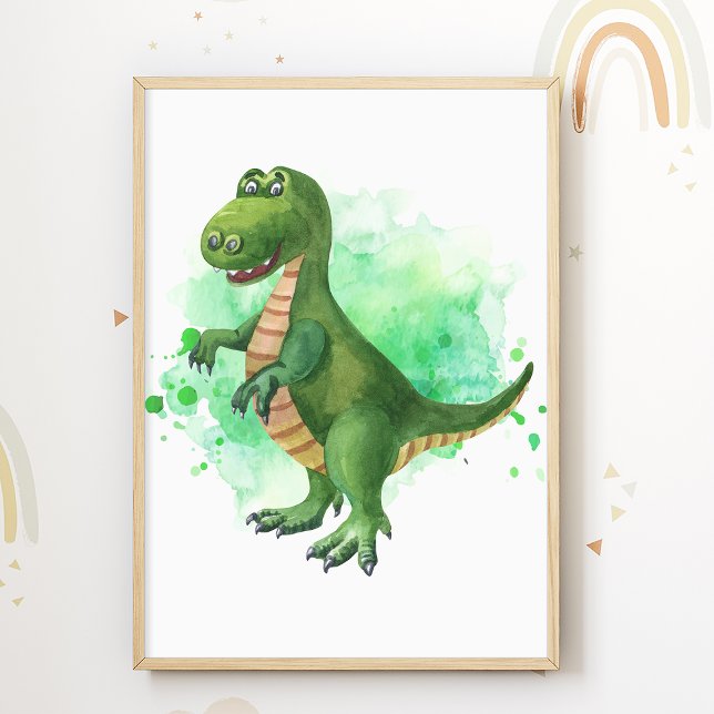 Dinosaurer Tryck Dino Barn Rum Affisch (Skapare uppladdad)