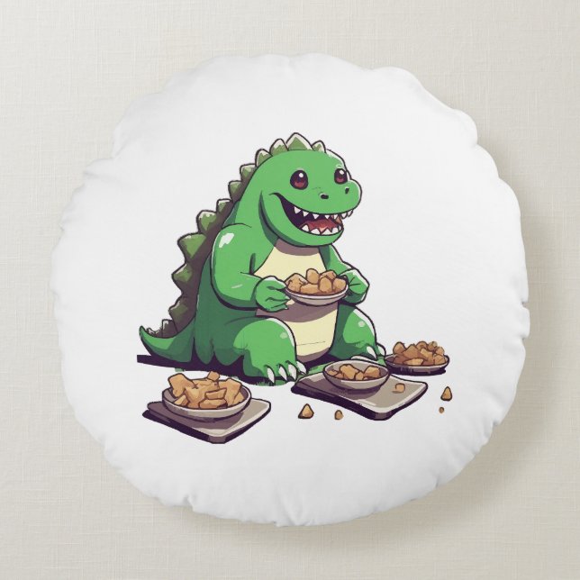 Dinosaurers diet imorgon rund kudde (Framsidan)