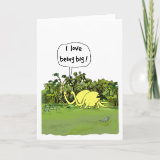 Dinosaurfödelsedagkort Kort