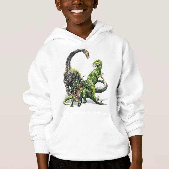 DinosaurHoodie Tee Shirt (Framsida)