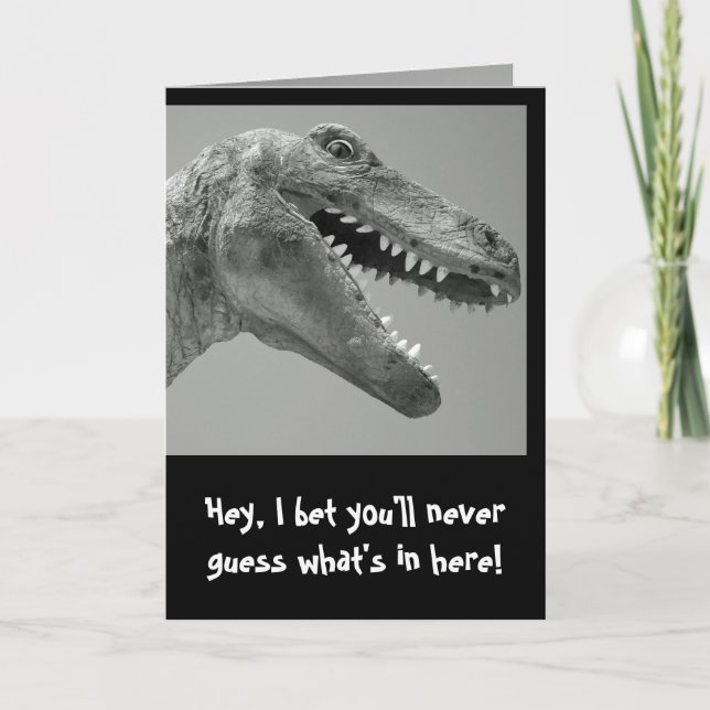 Dinosaurhumor Kort (Framsida)