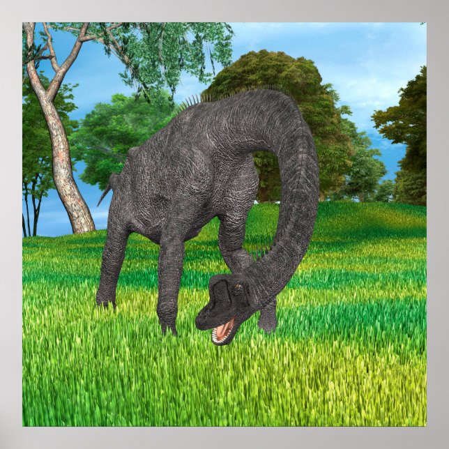 Dinosaurie Brachiosaurus Poster (Framsidan)