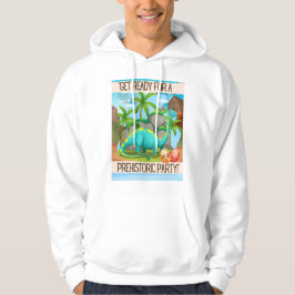 DINOSAURIE CITERAD TECKNAD SERIE HOODIE
