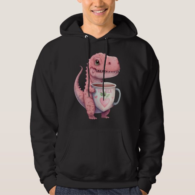 Dinosaurie Dino Hoodie (Framsida)