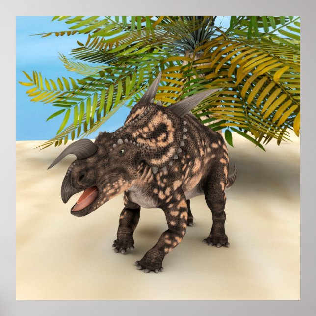 Dinosaurie Einiosaurus Poster (Framsidan)