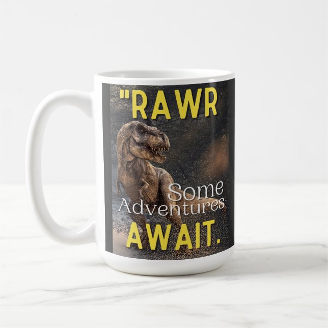 dinosaurie kaffemugg (Vänster)