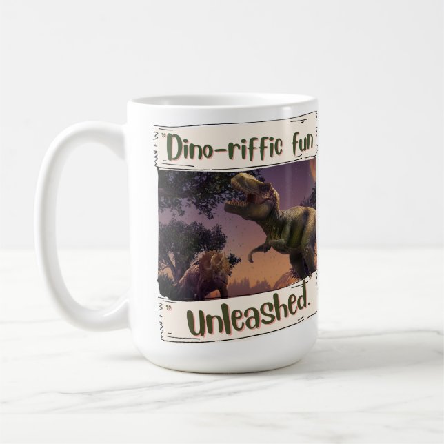 dinosaurie kaffemugg (Vänster)