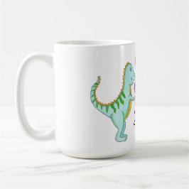 Dinosaurie kärlek kaffemugg