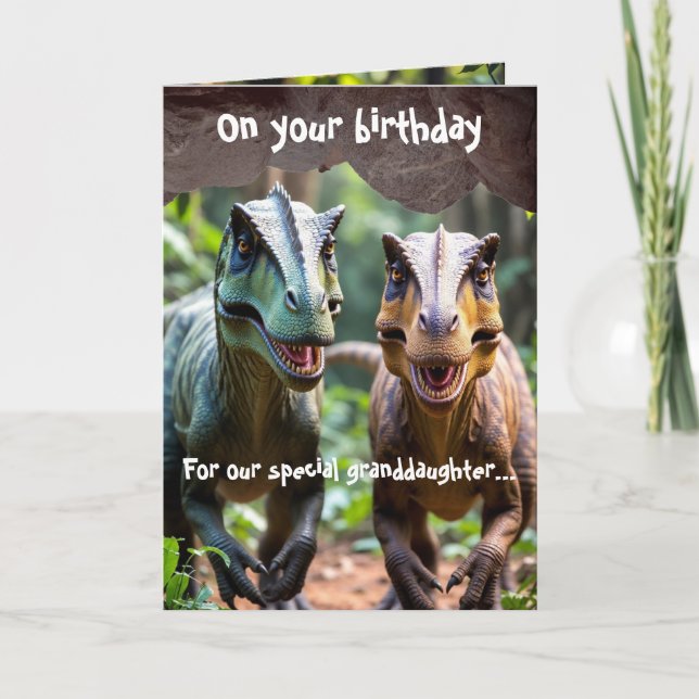 Dinosaurie Kort (Framsida)