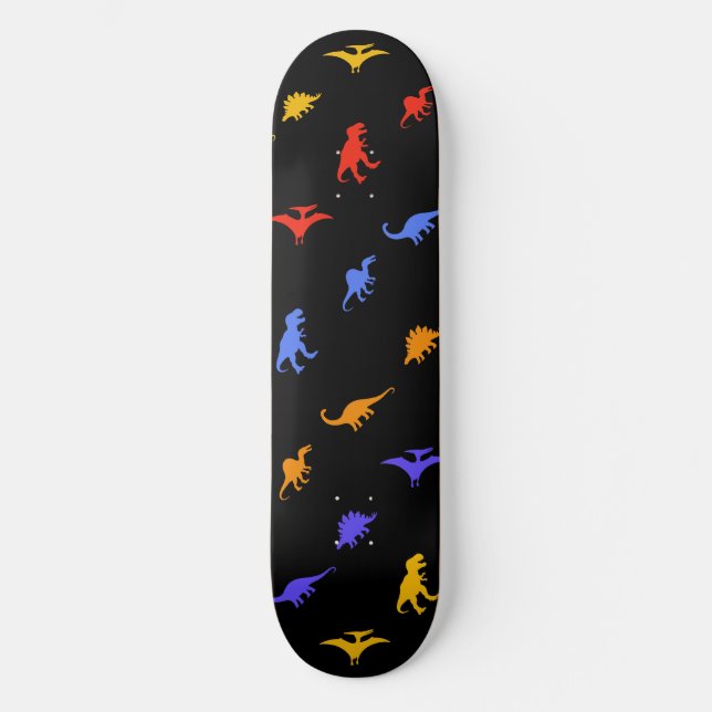Dinosaurie Mini Skateboard Bräda 18,5 Cm (Framsida)