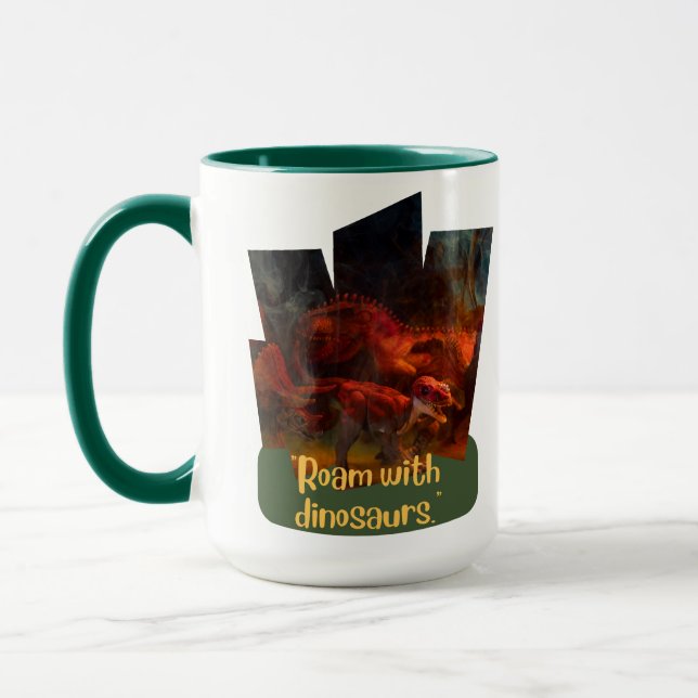 dinosaurie mugg (Vänster)