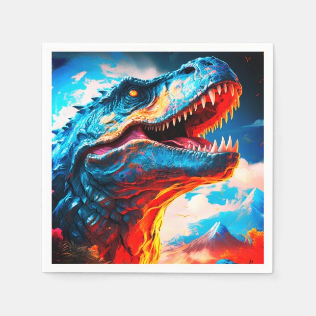 Dinosaurie Pappersservett (Framsidan)