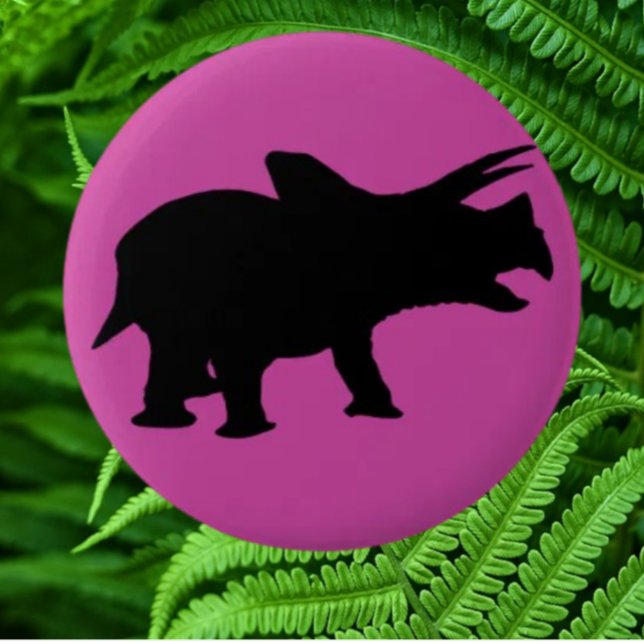 Dinosaurie Parti Rosa Knapp (Bring your dream party to life with our selection of quality Dinosaur themed party supplies )