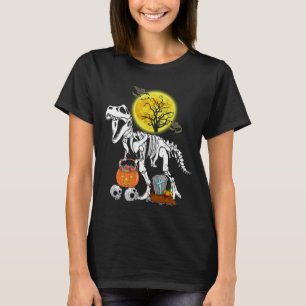 dinosaurie skalle halloween t shirt