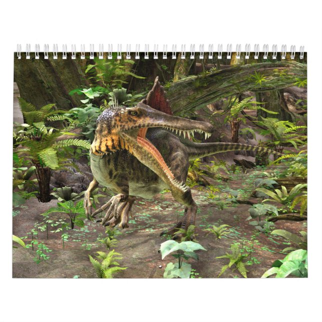 Dinosaurie Spinosaurus Kalender (Omslag)