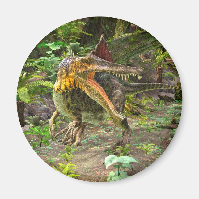Dinosaurie Spinosaurus Magnet (Framsidan)