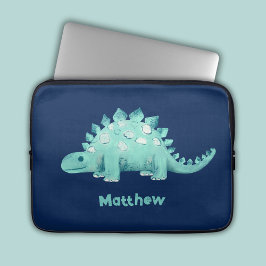 Dinosaurie Stegosaurus Mönster Laptop Fodral