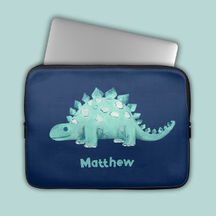 Dinosaurie Stegosaurus Mönster Laptop Fodral