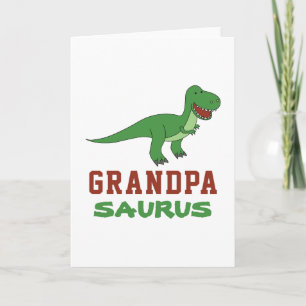 Dinosaurie T-Rex Dino Farfar Abuelo Grandpasaurus Kort