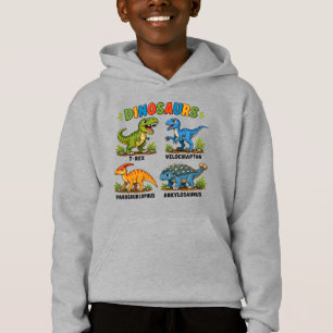 Dinosauriearter för barn att lära sig t shirt
