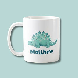 Dinosauriebarn stegosaurus kaffemugg