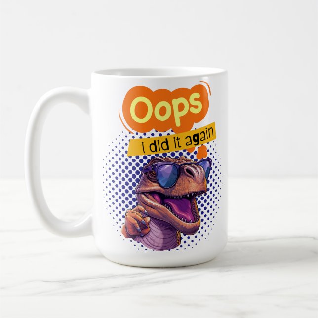 dinosauriecitat kaffemugg (Vänster)