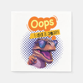 dinosauriecitat pappersservett