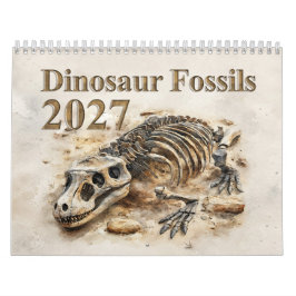 Dinosauriefossil – Förhistoriskt fossil 2027 Kalender