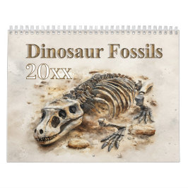 Dinosauriefossil – Forntida fossil Kalender