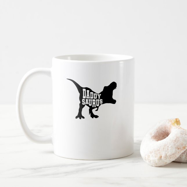 Dinosaurier Daddysaurus T-Rex Kaffemugg (Med munk)