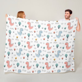 Dinosaurier! fleecefilt