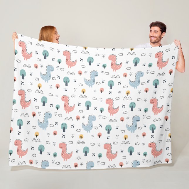 Dinosaurier! fleecefilt (På plats)