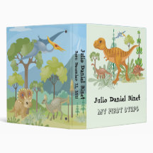 Dinosaurier för mitt baby-scrapbooking album 3 Rin