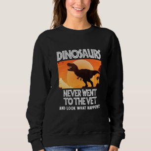 Dinosaurier har aldrig gått till veterinär t shirt