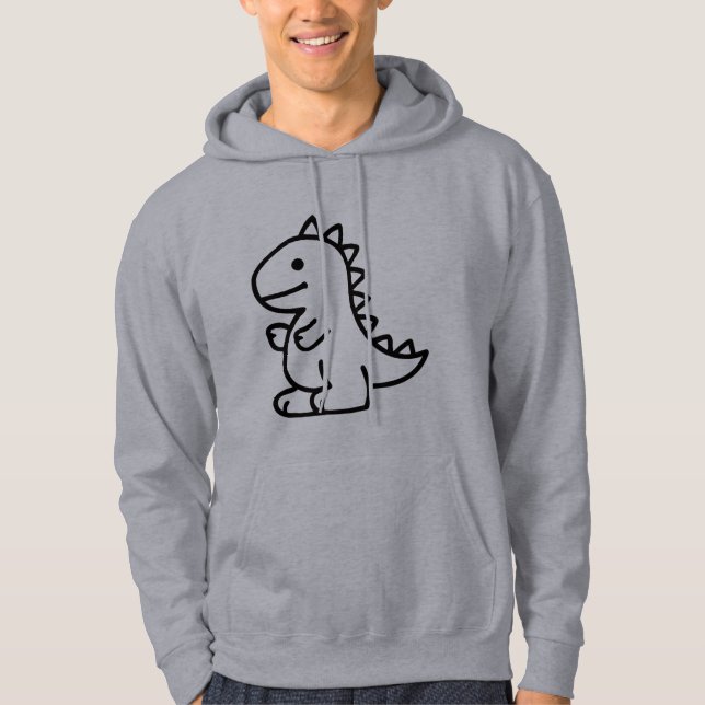 Dinosaurier Hoodie (Framsida)
