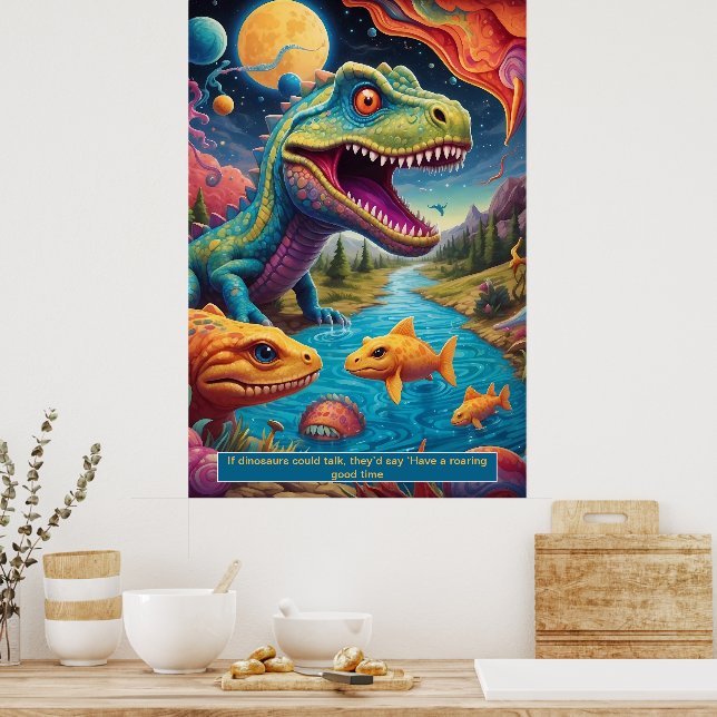 Dinosaurier i rymden: Äventyr Collection Poster (Kök)