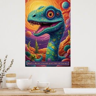Dinosaurier i rymden: Äventyr Collection Poster
