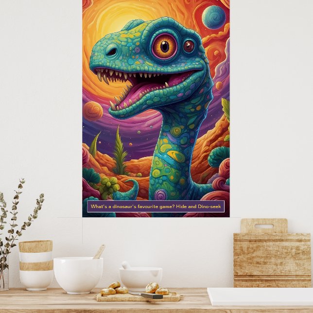 Dinosaurier i rymden: Äventyr Collection Poster (Kök)
