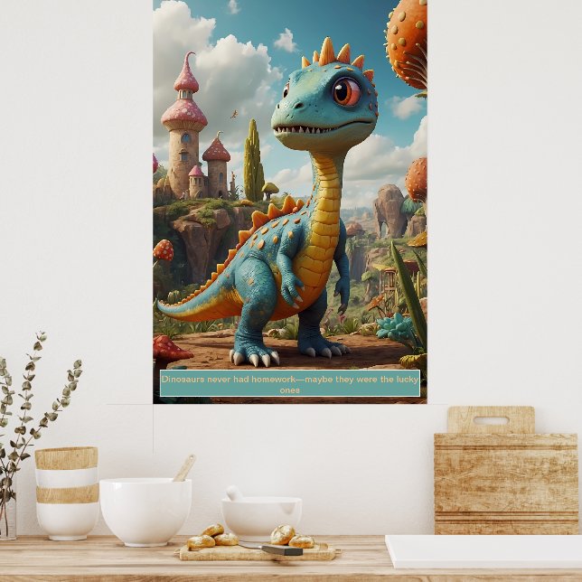 Dinosaurier i rymden: Äventyr Collection Poster (Kök)