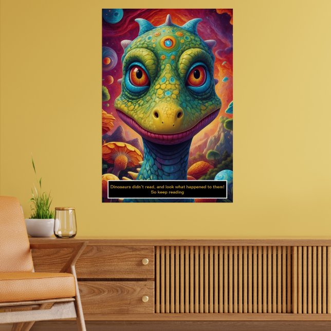 Dinosaurier i rymden: Äventyrs samlingsplanscher Poster (Vardagsrum 2)