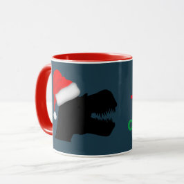 Dinosaurier: Jul-Mugg med T-Rex-bild Mugg
