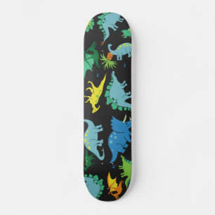 Dinosaurier Kids Dinos Colorful Playys Boys Mini Skateboard Bräda 18,5 Cm