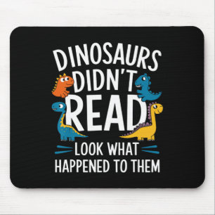 Dinosaurier läste inte roliga lärare barn musmatta