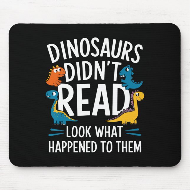 Dinosaurier läste inte roliga lärare barn  musmatta (Framsidan)