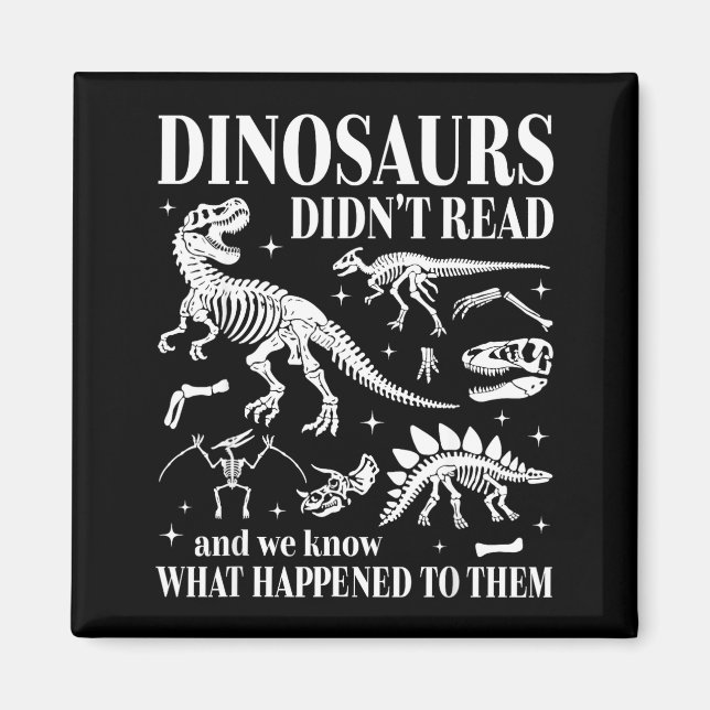 Dinosaurier läste inte Titta vad som hände med Got Magnet (Framsidan)