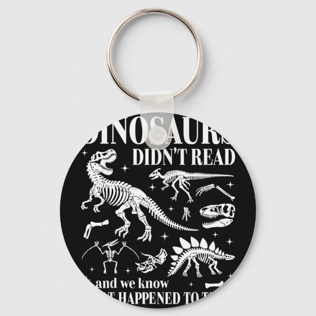 Dinosaurier läste inte titta vad som hände med got nyckelring (Framsida)
