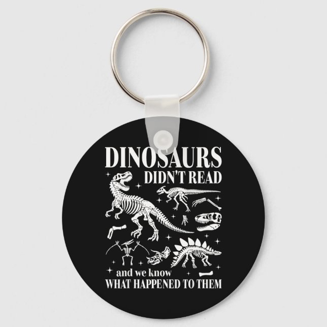 Dinosaurier läste inte Titta vad som hände med Got Nyckelring (Framsida)