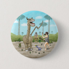 Dinosaurier möter stenåldern knapp